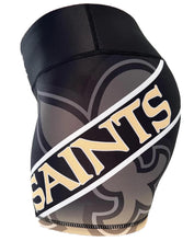 Load image into Gallery viewer, New Orleans Saints tights leggings shorts
